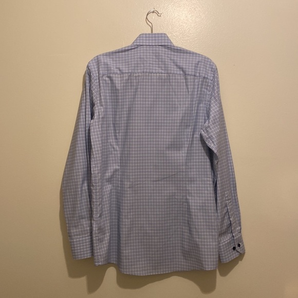 ETON 100% cotton blue button down shirt. Size 39  , 15 1/2. Perfect condition . - Picture 2 of 8